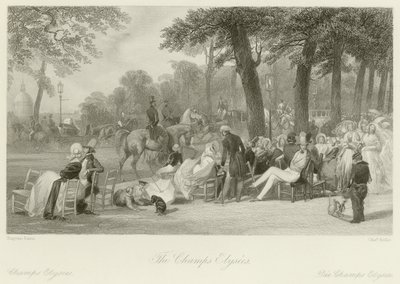 シャンゼリゼ 作： ユージン・ルイ・ラミ